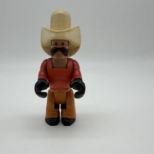 Vintage 1979 Fisher Price Husky Helper Cowboy Figure Rodeo Rig Western Toy